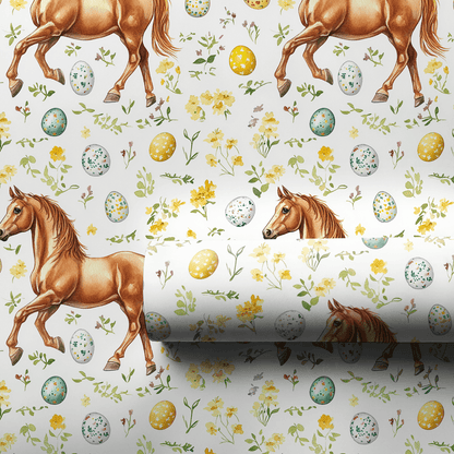 Easter Eggs with the Arabian - Wrapping Paper - Aspen & Arlo