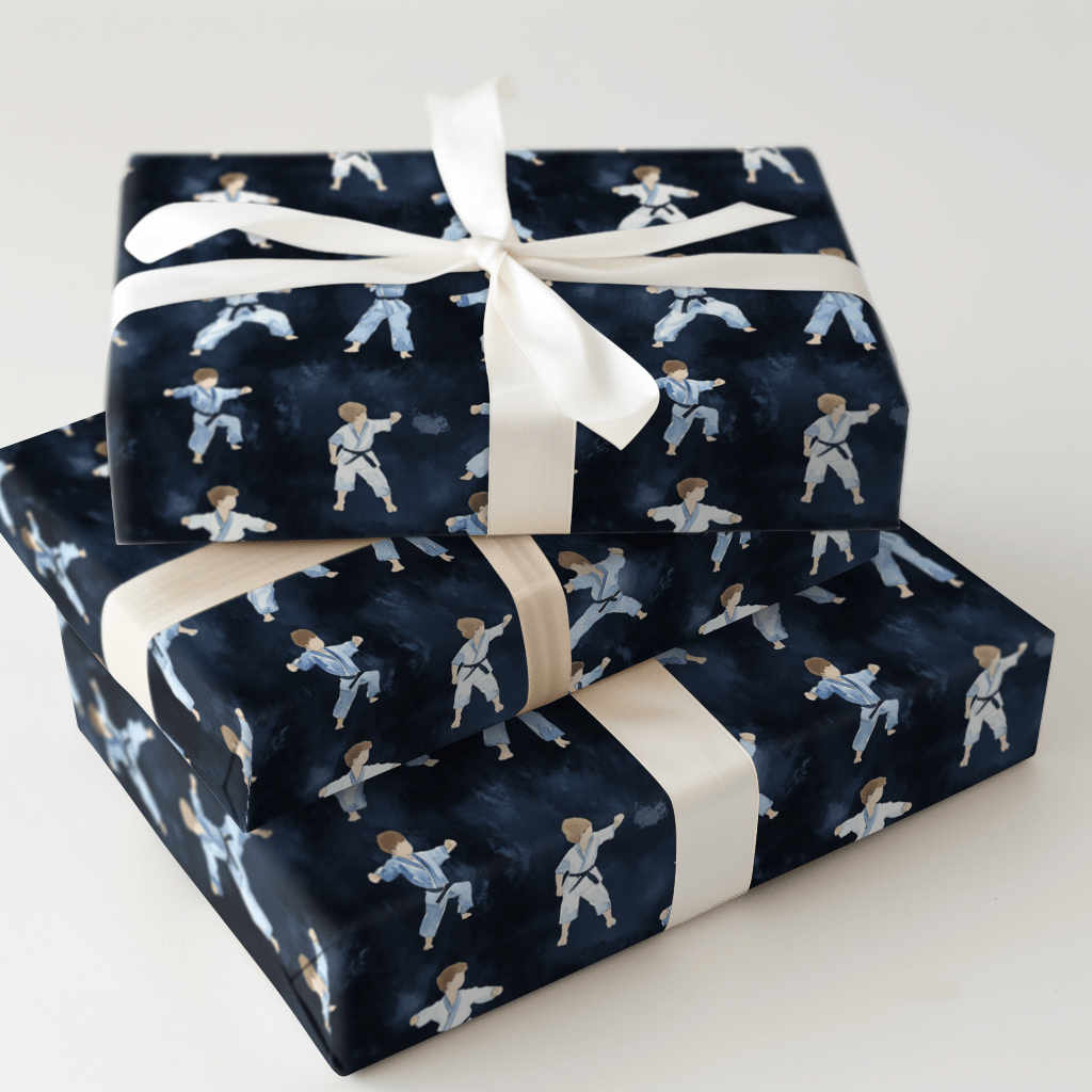 Tiny Kicks - Wrapping Paper - Aspen & Arlo