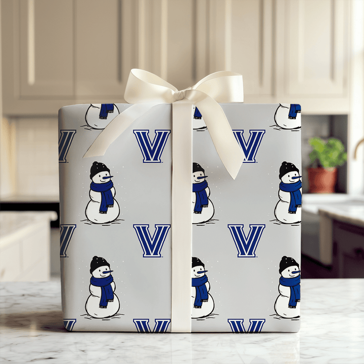 Villanova Snowman - Wrapping Paper - Aspen & Arlo