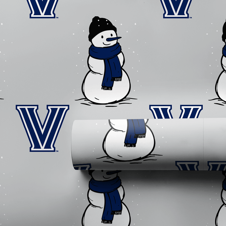 Villanova Snowman - Wrapping Paper - Aspen & Arlo