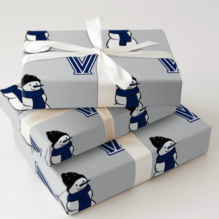 Villanova Snowman - Wrapping Paper - Aspen & Arlo