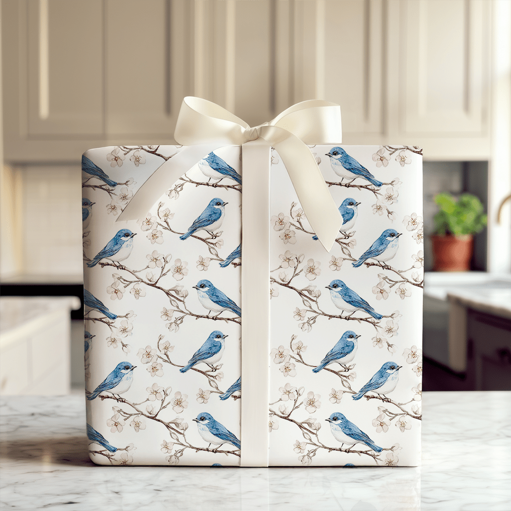 Skyline Songbird - Wrapping Paper - Aspen & Arlo