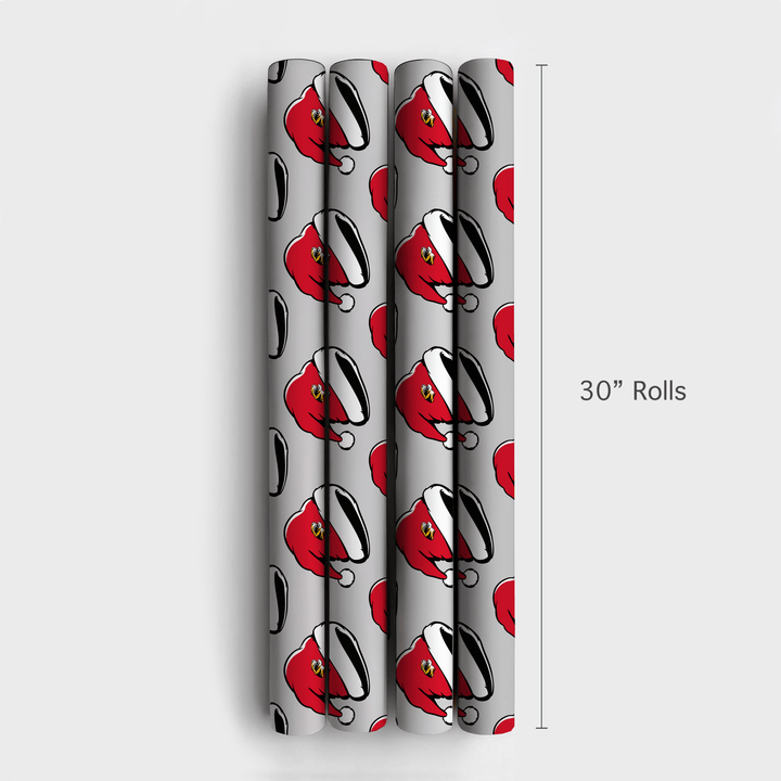 Tiger Sleigh Ride - Wrapping Paper - Aspen & Arlo