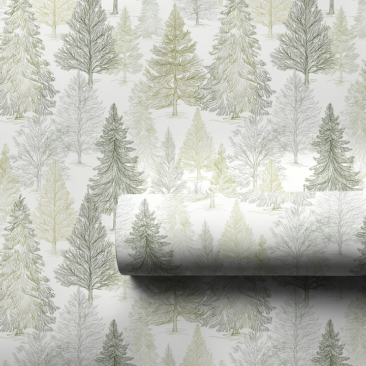 Frosted Evergreen Forest
