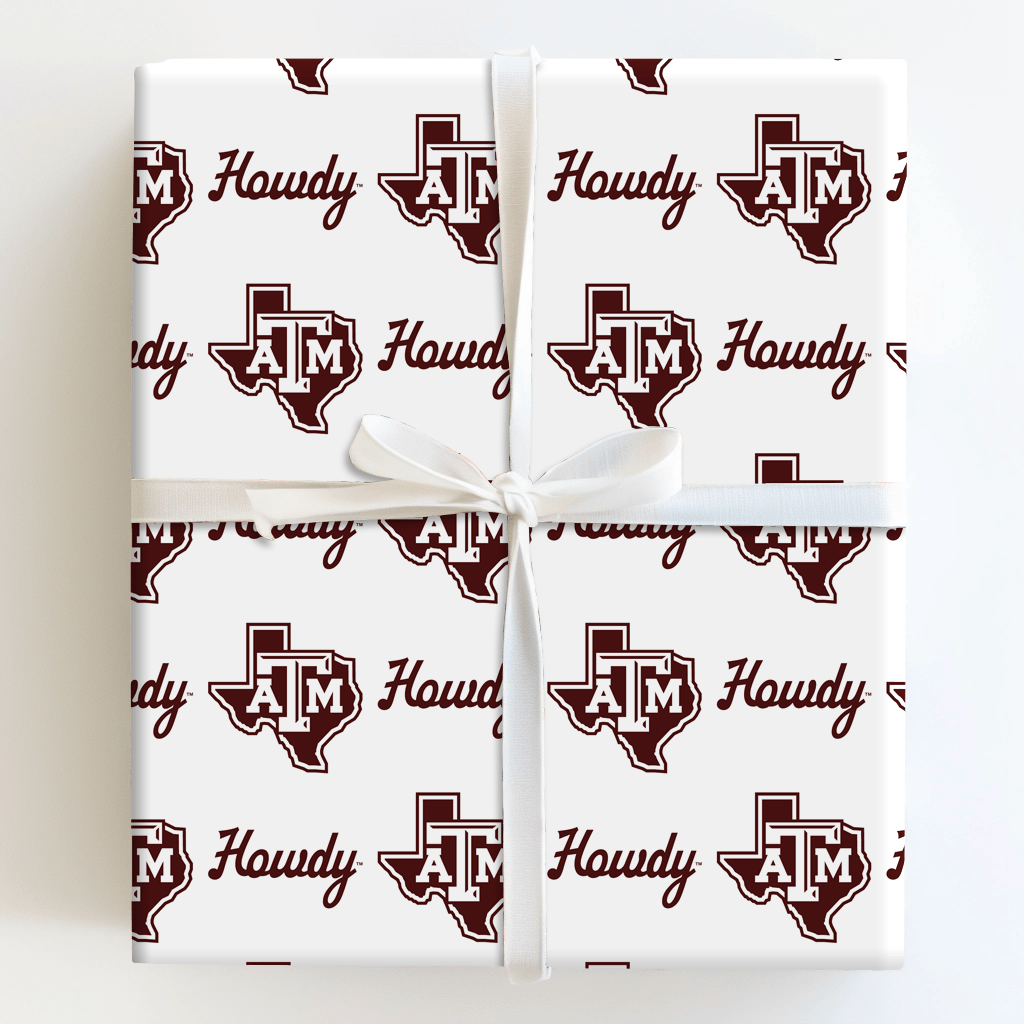 Howdy Aggies - Wrapping Paper - Aspen & Arlo