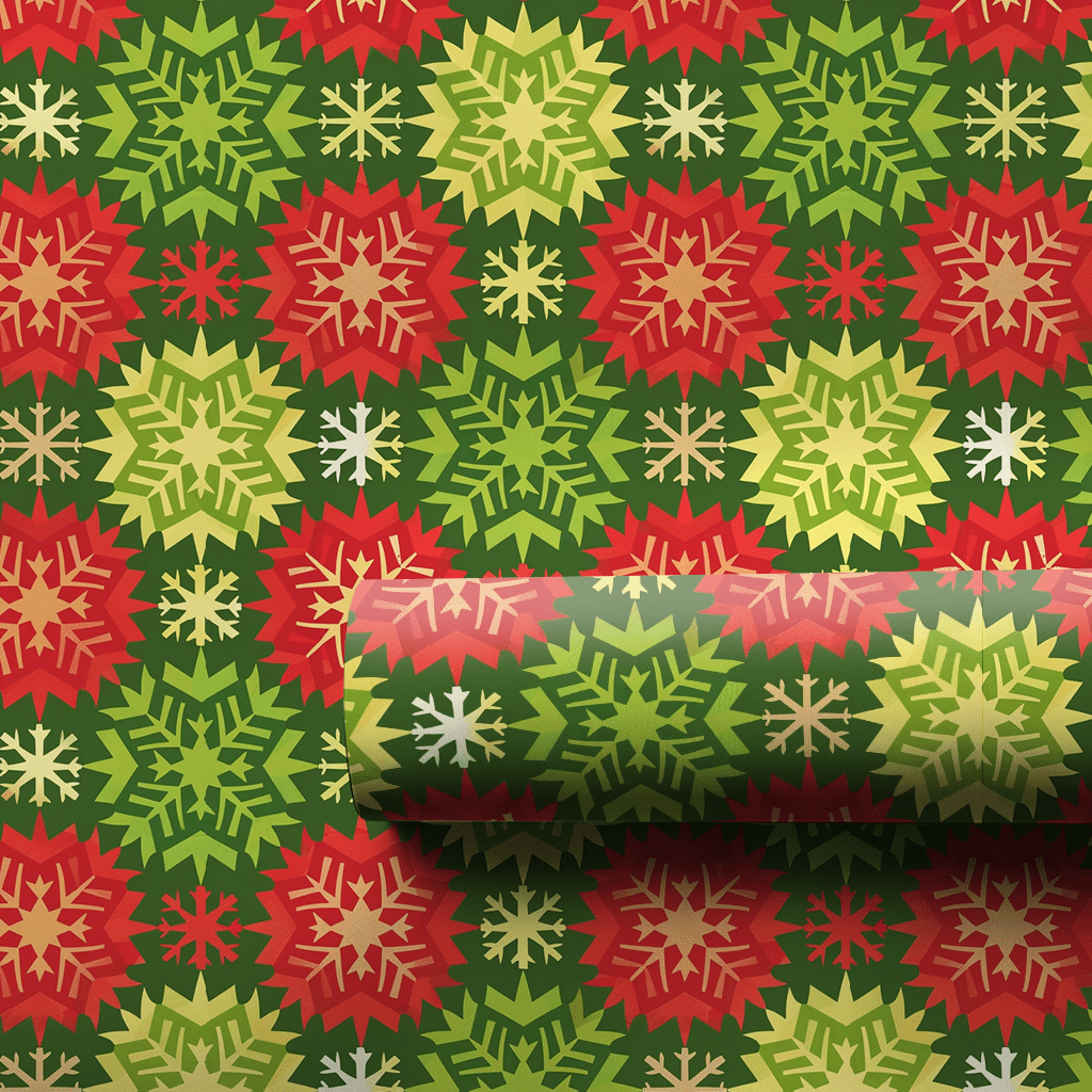 Snowflake Splash - Wrapping Paper - Aspen & Arlo