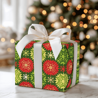 Snowflake Splash - Wrapping Paper - Aspen & Arlo