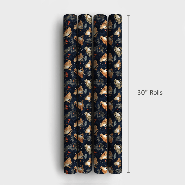 Frog Night Story - Wrapping Paper - Aspen & Arlo
