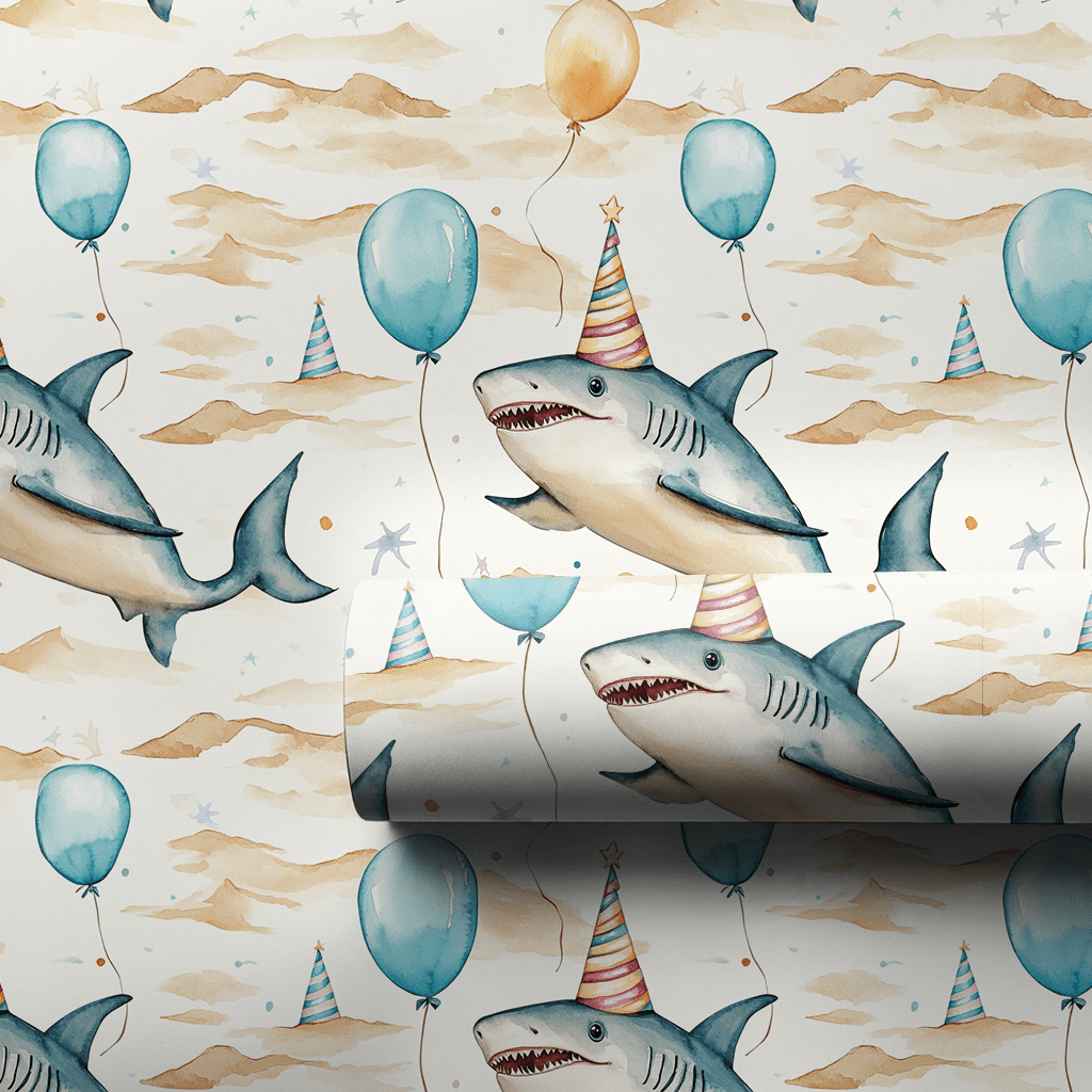 Chomp Chomp Hooray - Wrapping Paper - Aspen & Arlo