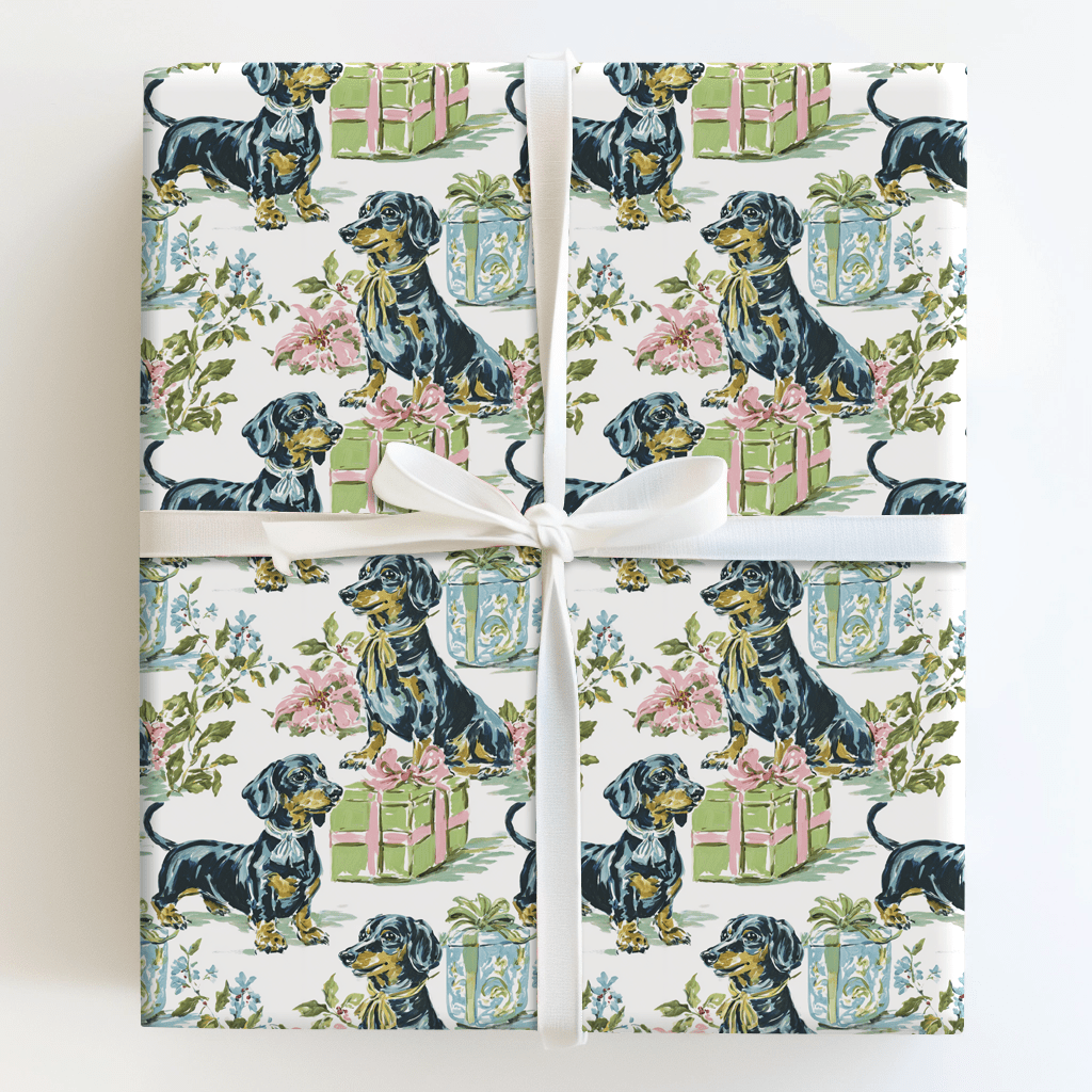 Present Green - Wrapping Paper - Aspen & Arlo
