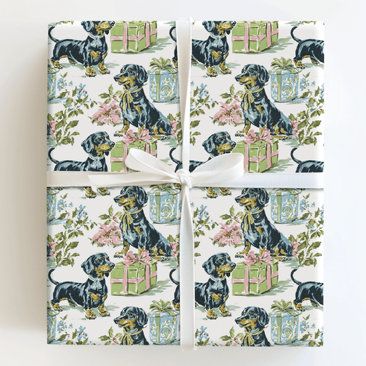 Present Green - Wrapping Paper - Aspen & Arlo