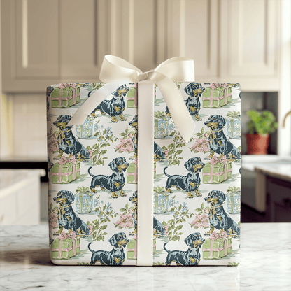 Present Green - Wrapping Paper - Aspen & Arlo