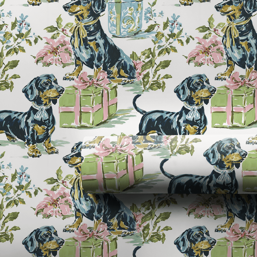 Present Green - Wrapping Paper - Aspen & Arlo