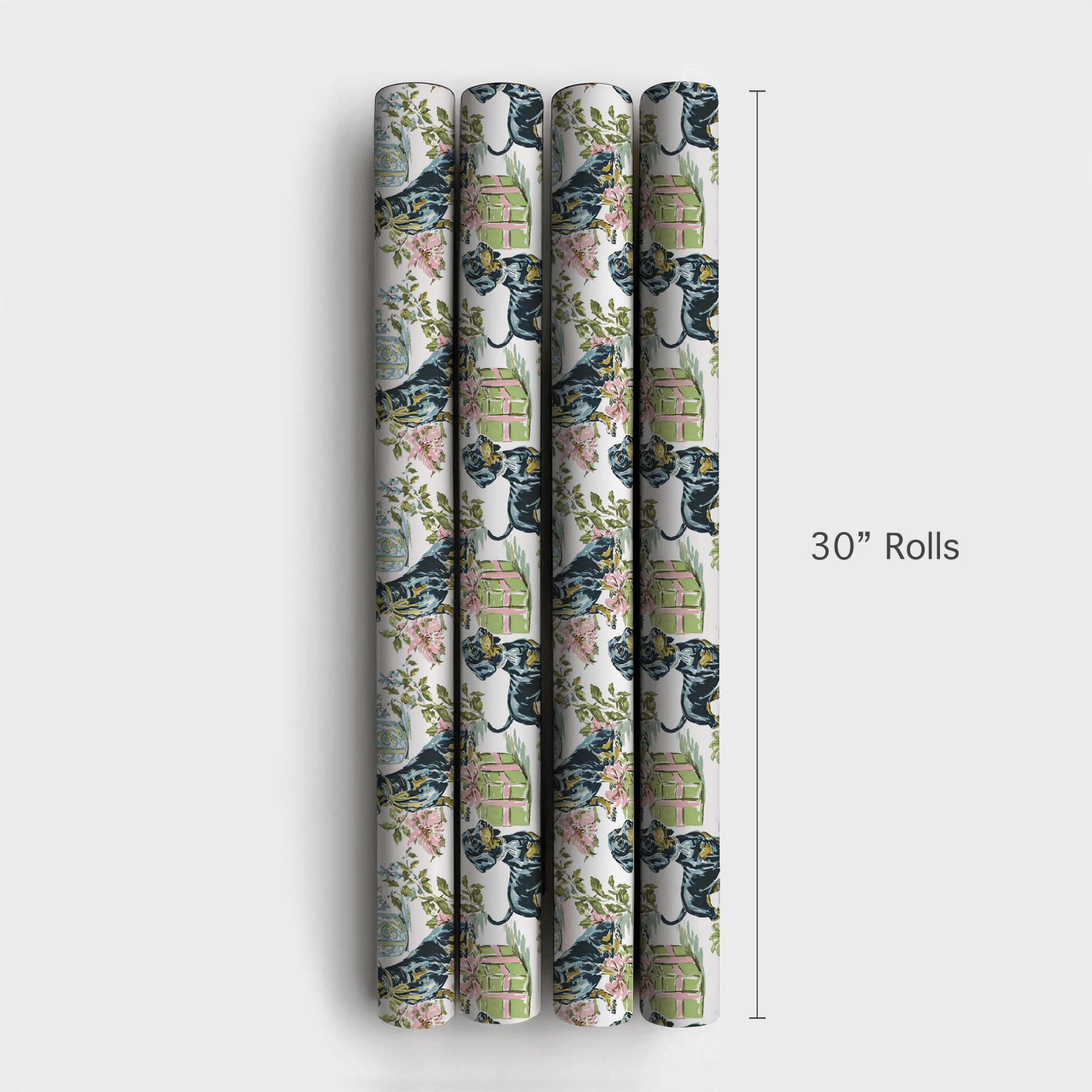 Present Green - Wrapping Paper - Aspen & Arlo