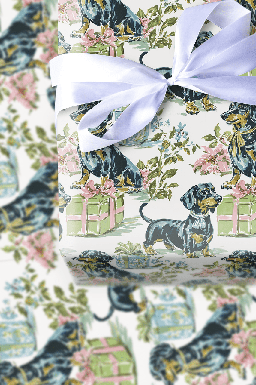 Present Green - Wrapping Paper - Aspen & Arlo