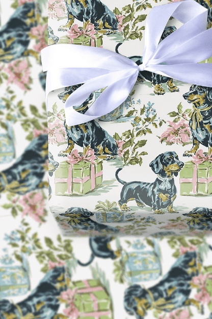 Present Green - Wrapping Paper - Aspen & Arlo