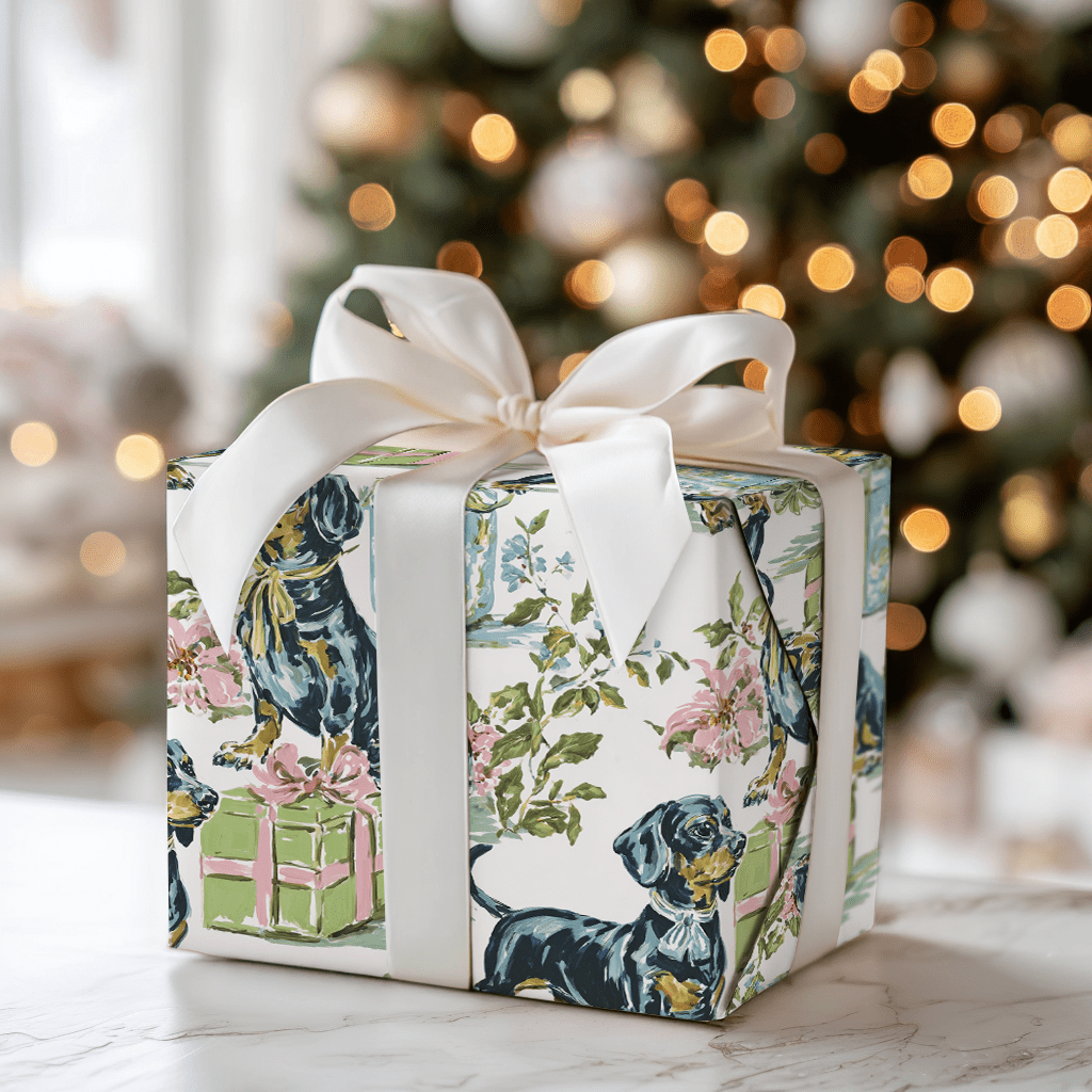 Present Green - Wrapping Paper - Aspen & Arlo