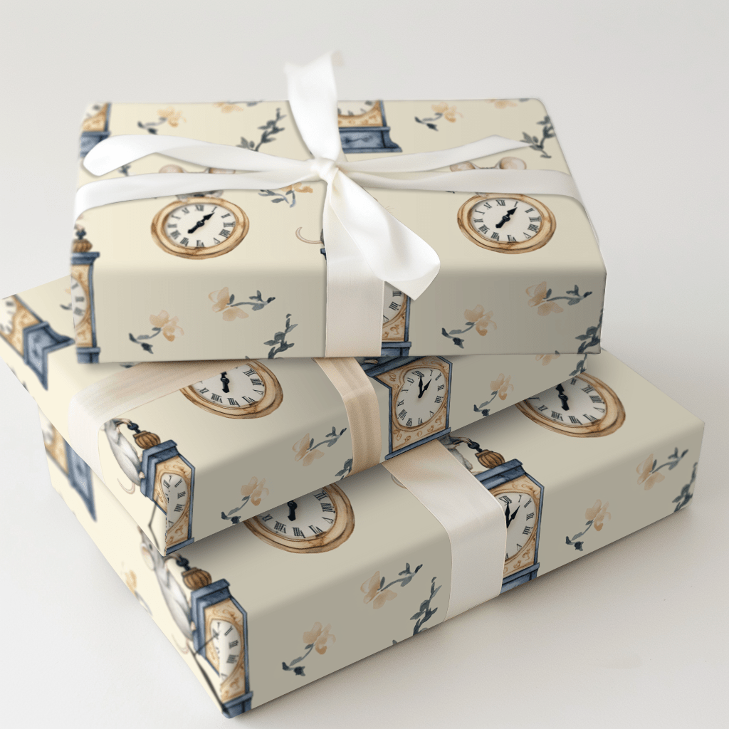 Mice in Time - Wrapping Paper - Aspen & Arlo