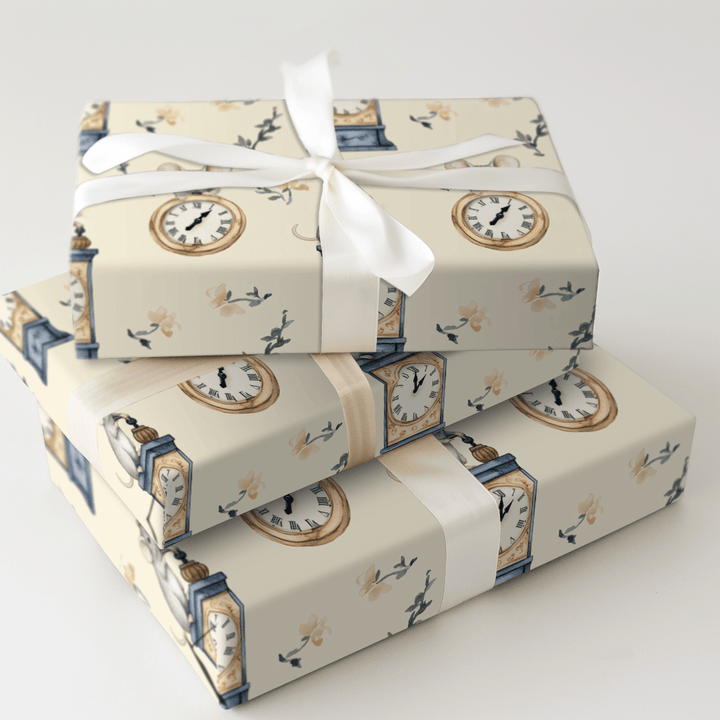 Mice in Time - Wrapping Paper - Aspen & Arlo