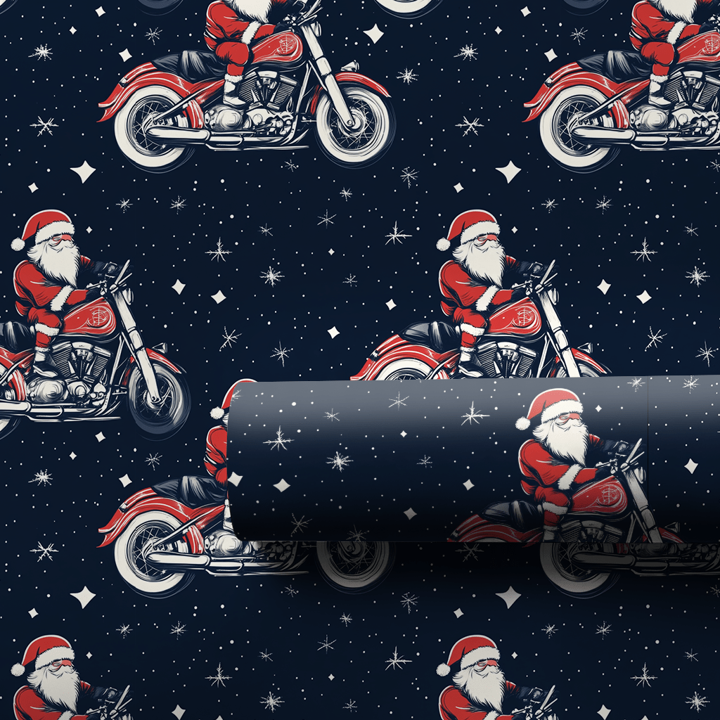 Merry Cycle - Wrapping Paper - Aspen & Arlo