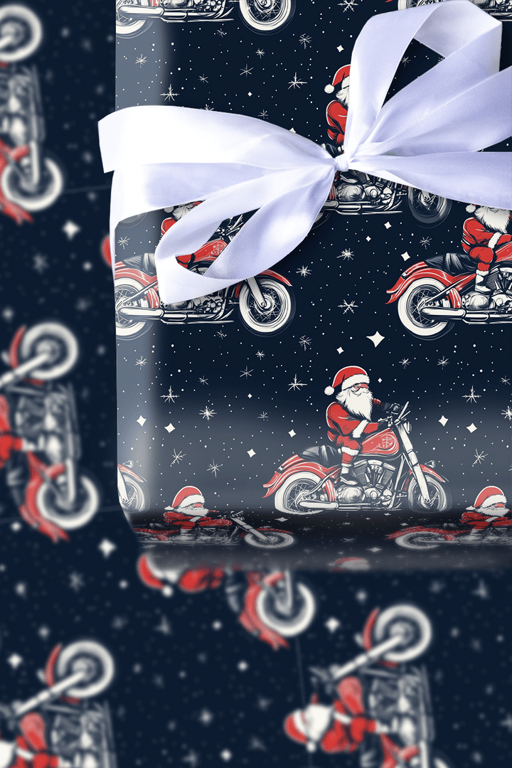 Merry Cycle - Wrapping Paper - Aspen & Arlo