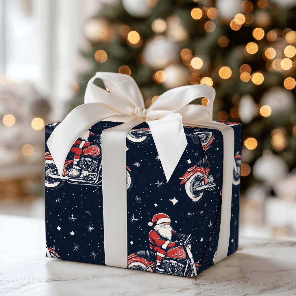 Merry Cycle - Wrapping Paper - Aspen & Arlo
