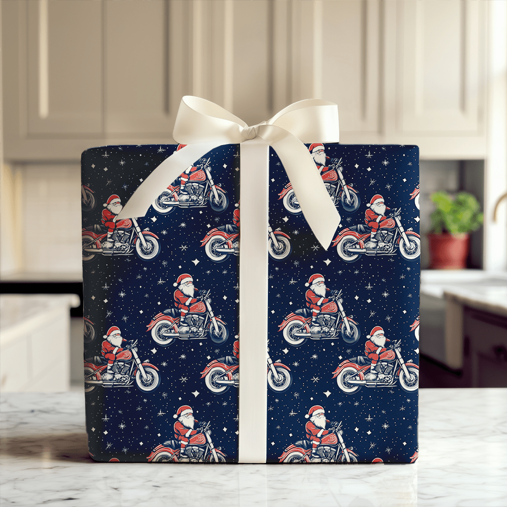 Merry Cycle - Wrapping Paper - Aspen & Arlo
