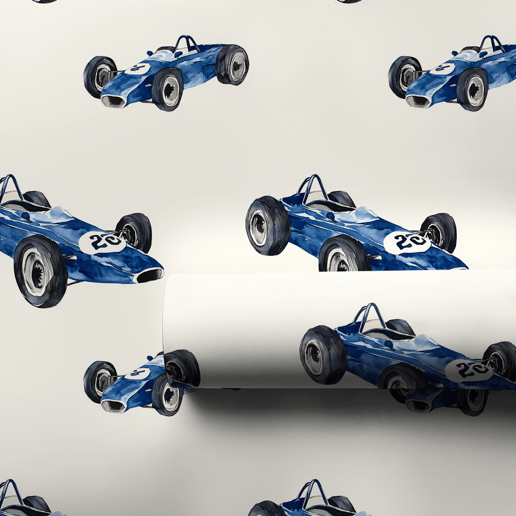 Streaking Blues - Wrapping Paper - Aspen & Arlo