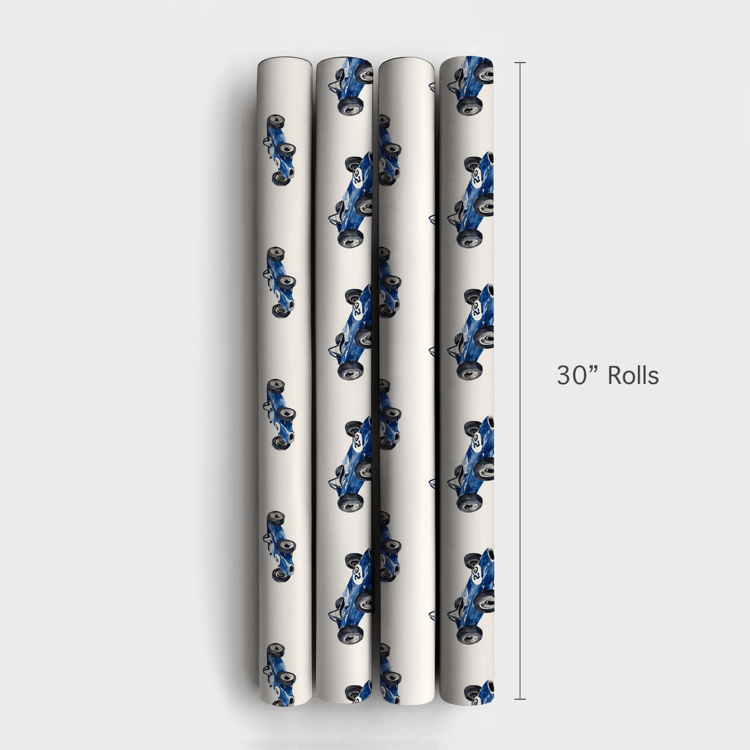Streaking Blues - Wrapping Paper - Aspen & Arlo