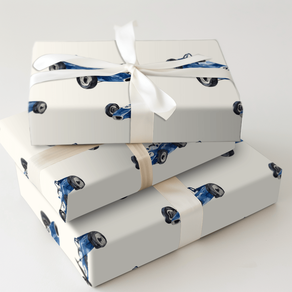 Streaking Blues - Wrapping Paper - Aspen & Arlo