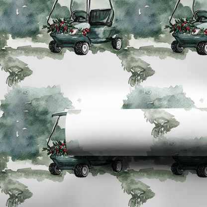 Fairway Jingle - Wrapping Paper - Aspen & Arlo