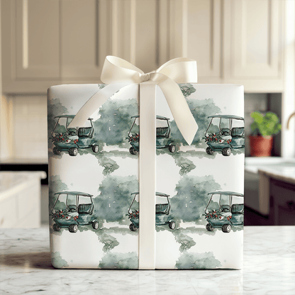 Fairway Jingle - Wrapping Paper - Aspen & Arlo