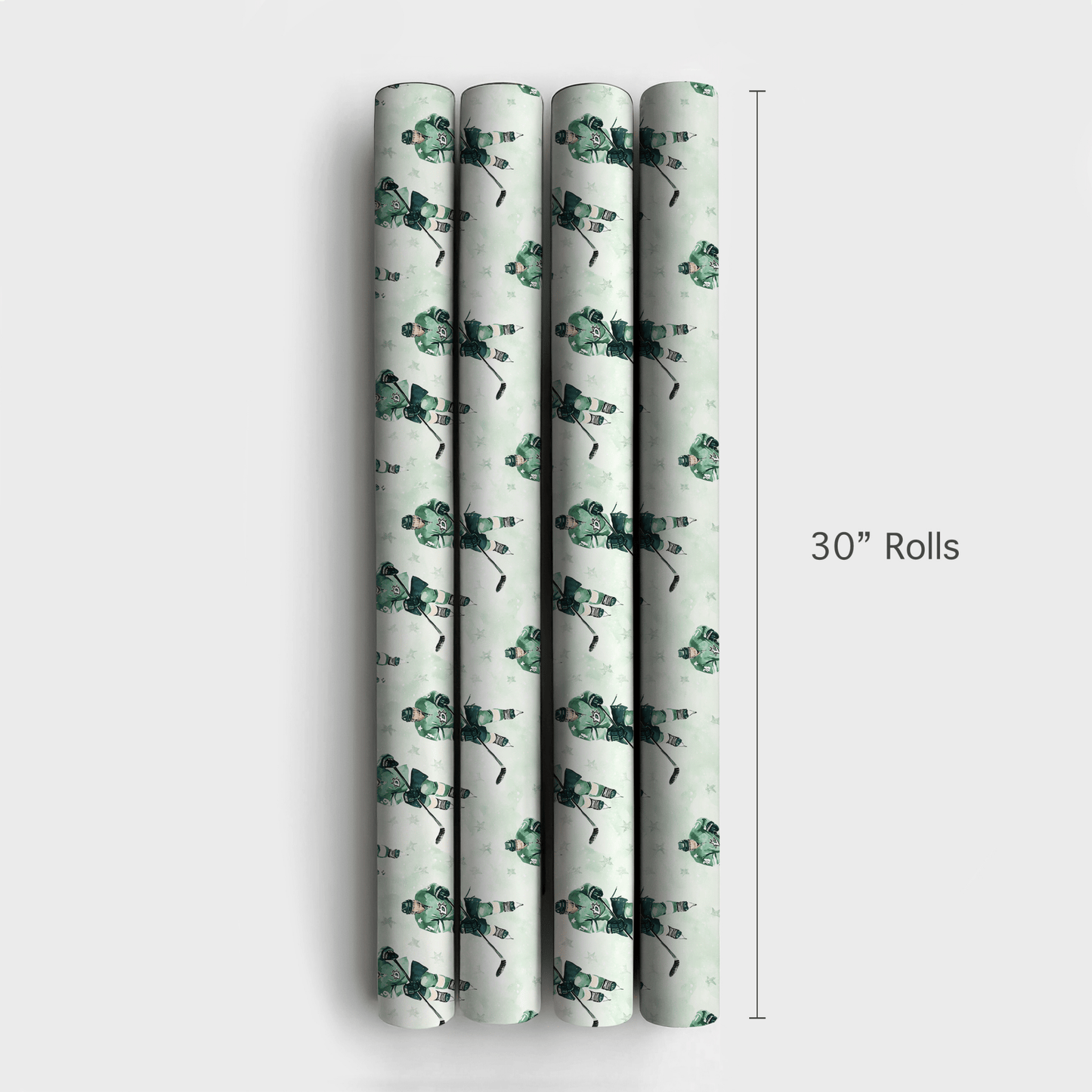Shoot Your Shot Green - Wrapping Paper - Aspen & Arlo