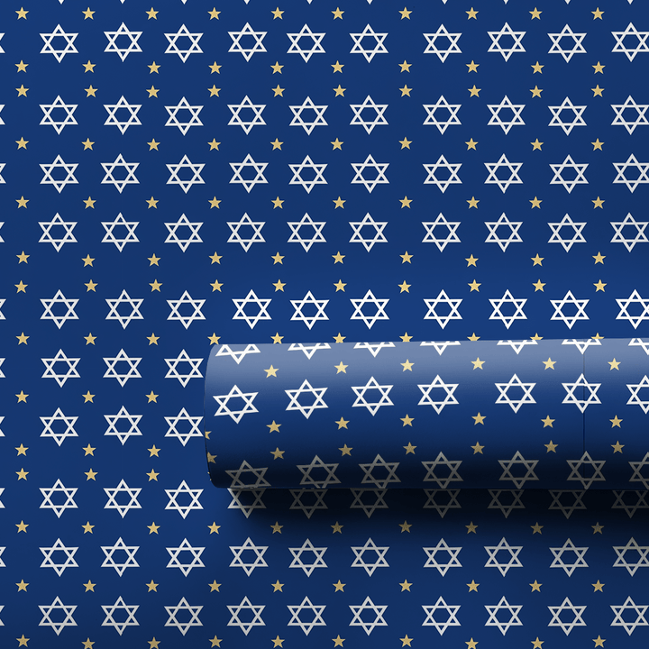 Mazel Stars - Wrapping Paper - Aspen & Arlo