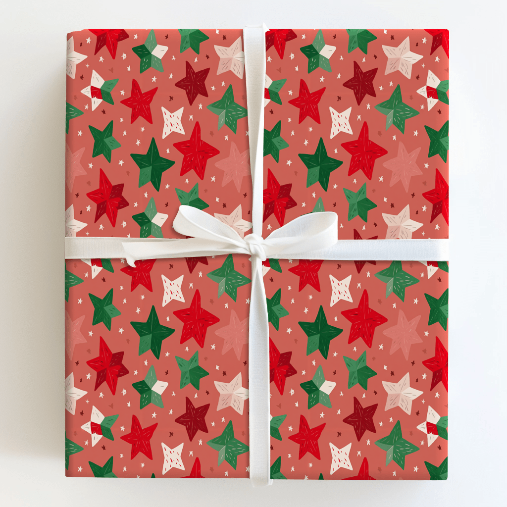 Festive Spangle - Wrapping Paper - Aspen & Arlo