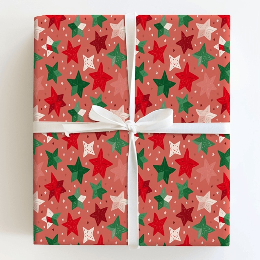 Festive Spangle - Wrapping Paper - Aspen & Arlo