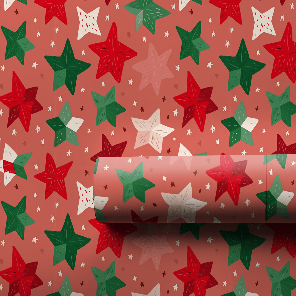 Festive Spangle - Wrapping Paper - Aspen & Arlo