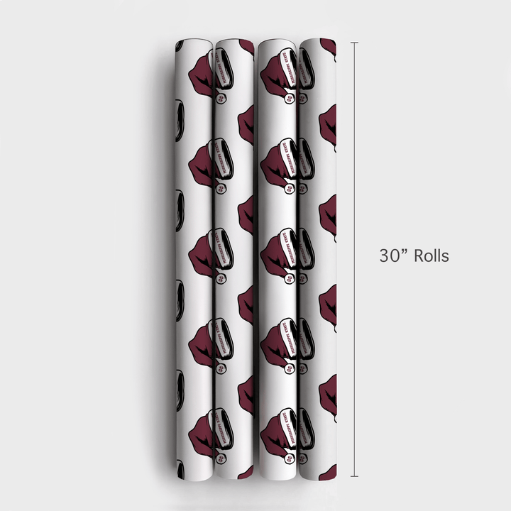 Santa State - Wrapping Paper - Aspen & Arlo