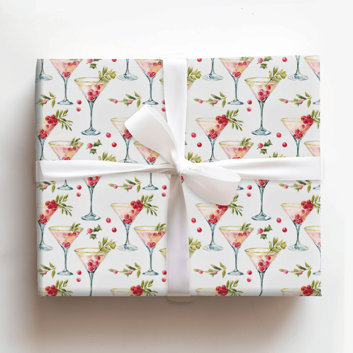 Cranberry Martini - Wrapping Paper - Aspen & Arlo