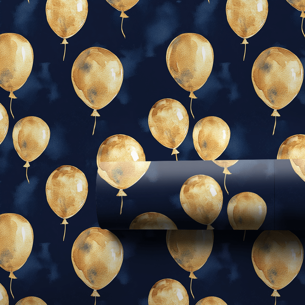 Grad Goals Are in the Air - Wrapping Paper - Aspen & Arlo