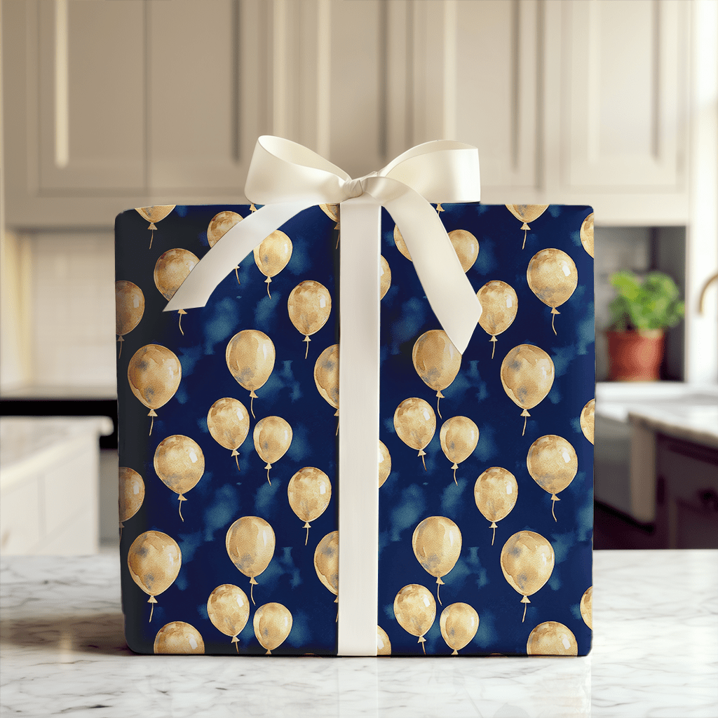 Grad Goals Are in the Air - Wrapping Paper - Aspen & Arlo