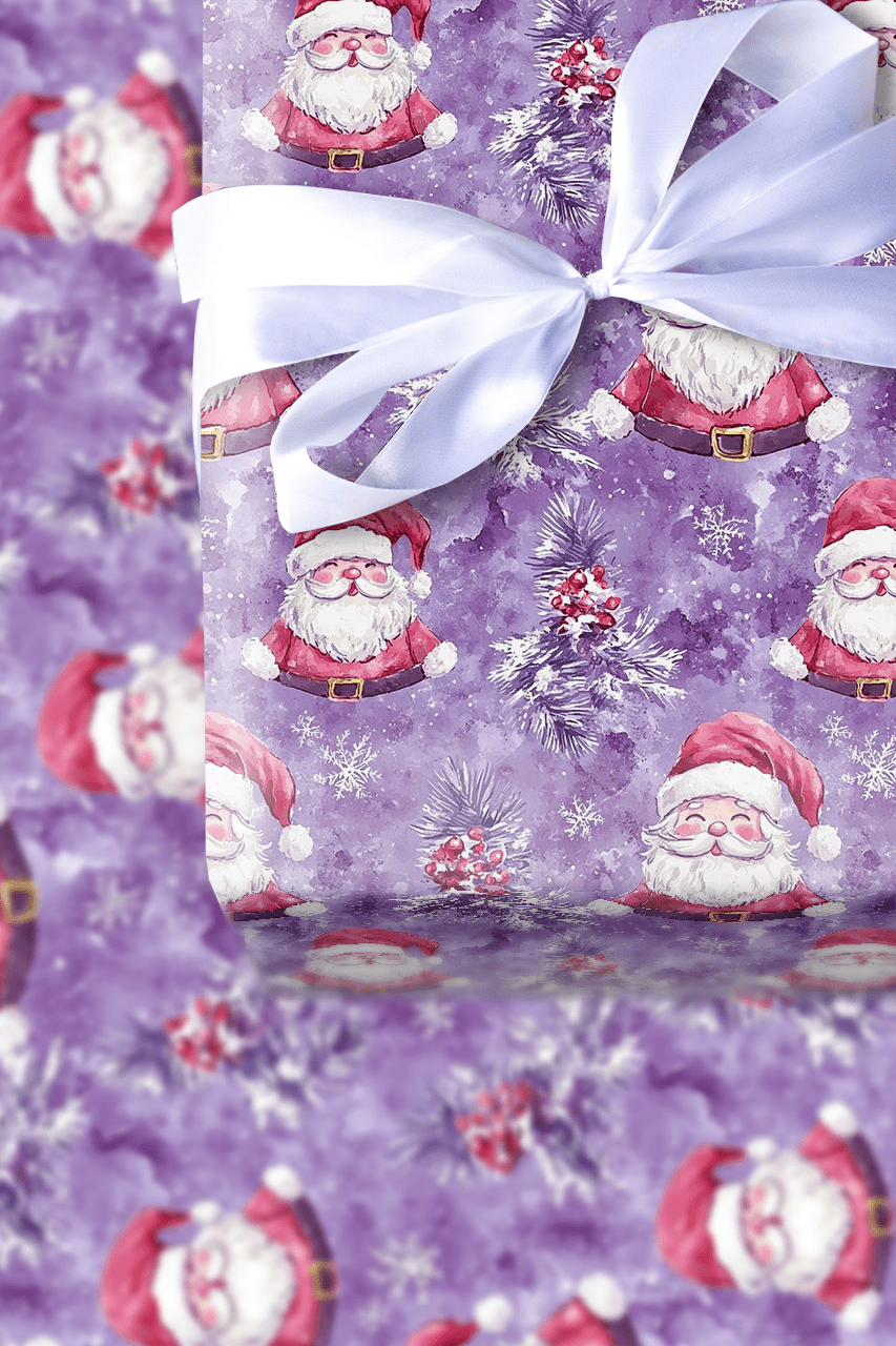 Lilac Kringle - Wrapping Paper - Aspen & Arlo