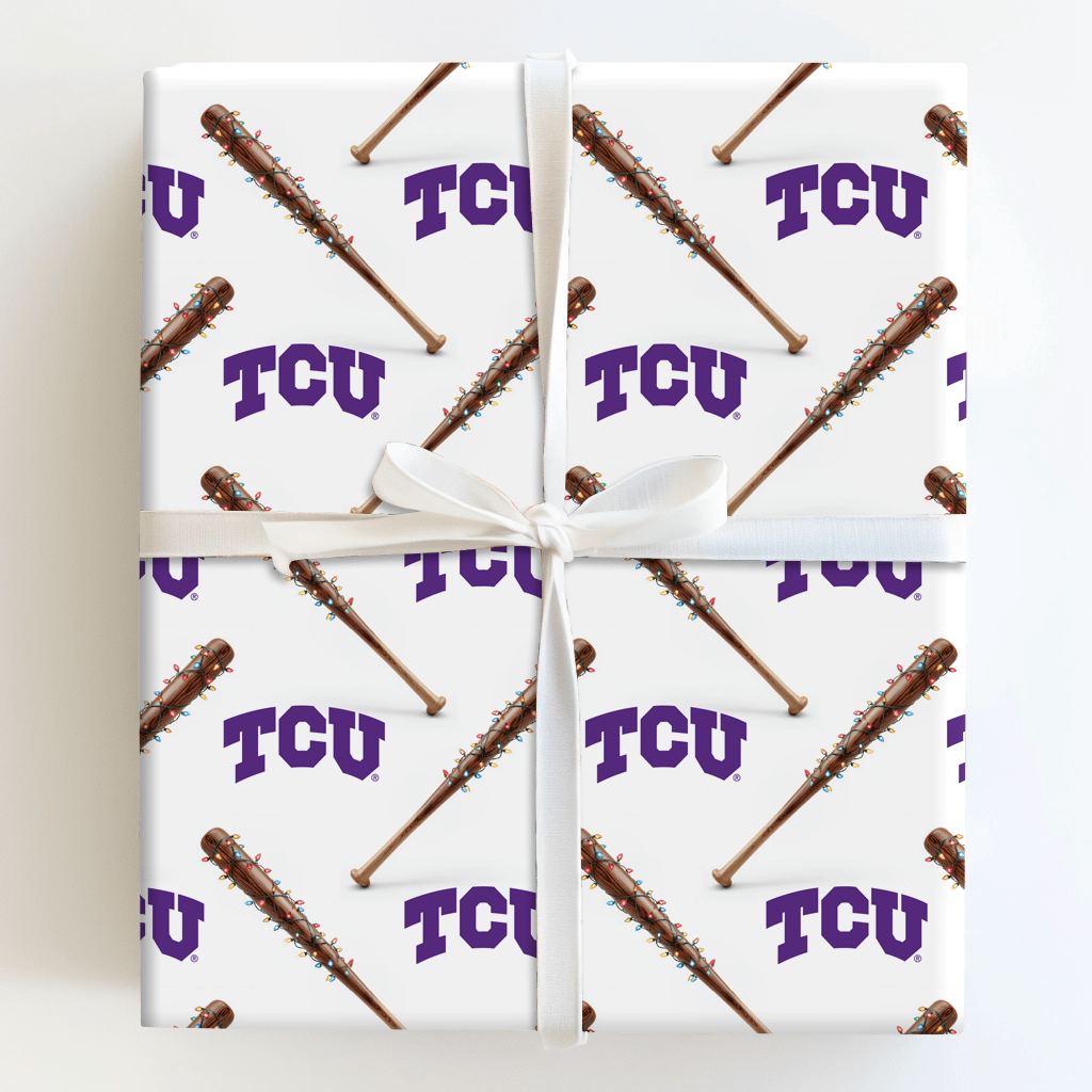 TCU Sluggers - Wrapping Paper - Aspen & Arlo