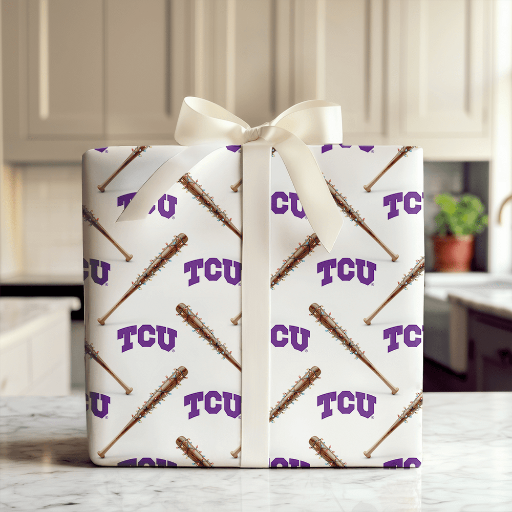 TCU Sluggers - Wrapping Paper - Aspen & Arlo