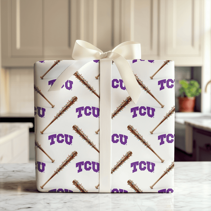 TCU Sluggers - Wrapping Paper - Aspen & Arlo