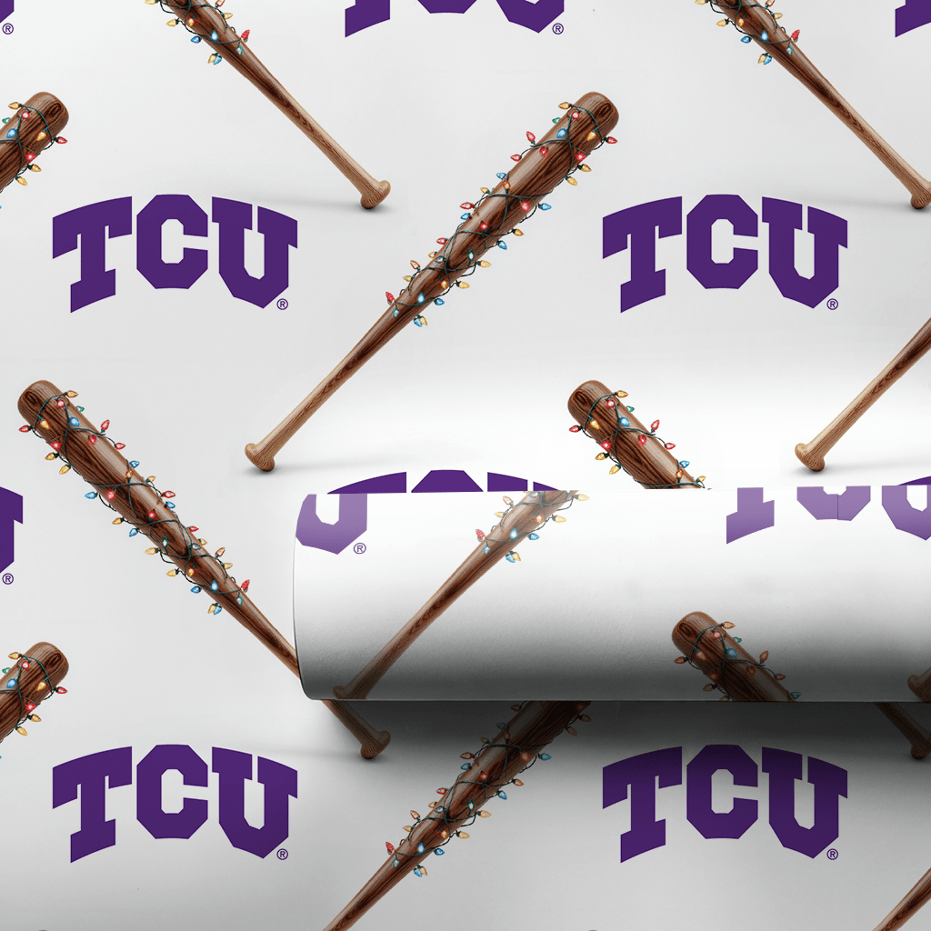 TCU Sluggers - Wrapping Paper - Aspen & Arlo
