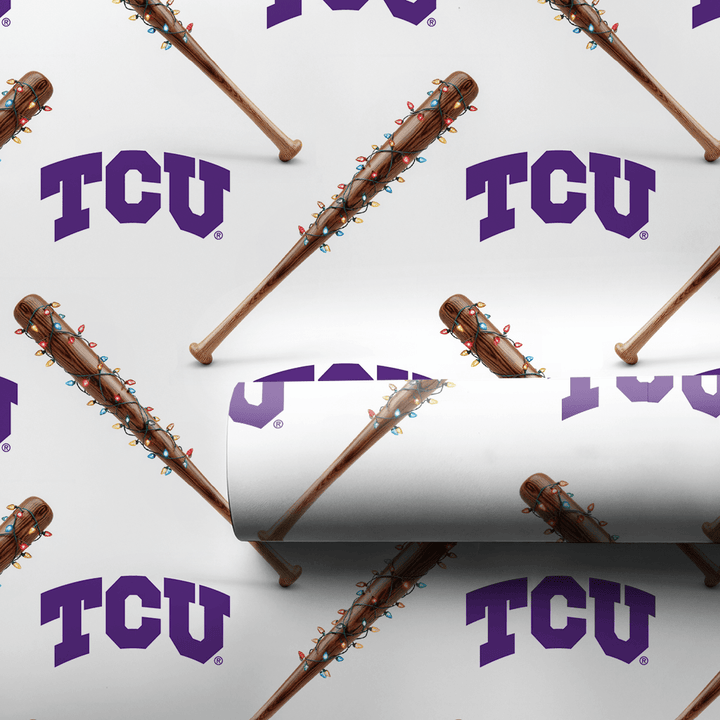 TCU Sluggers - Wrapping Paper - Aspen & Arlo