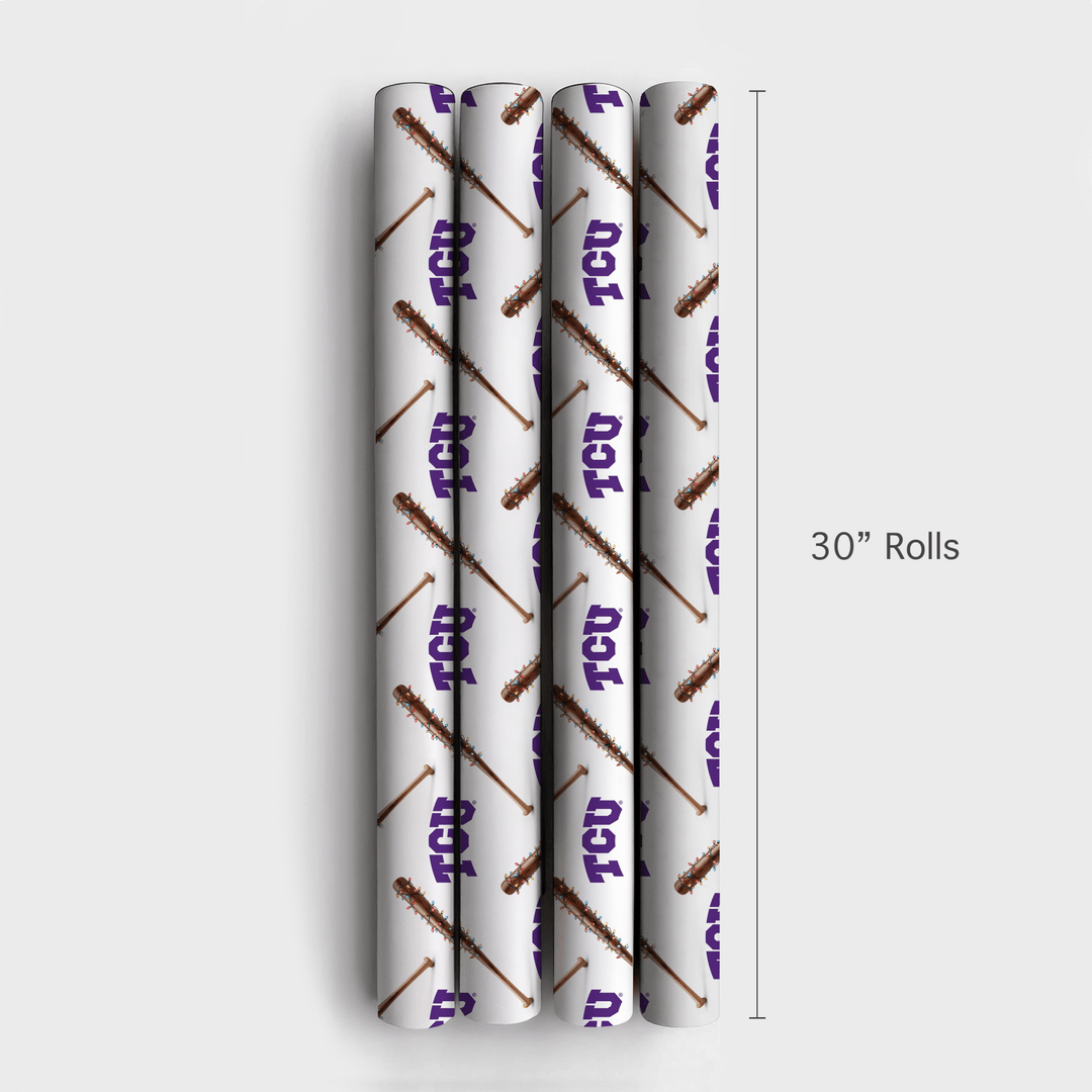TCU Sluggers - Wrapping Paper - Aspen & Arlo