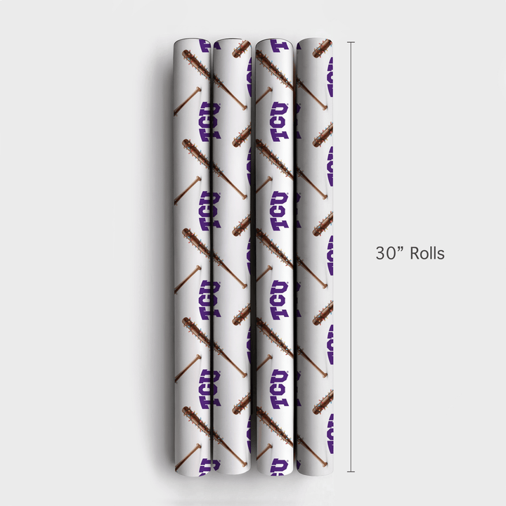 TCU Sluggers - Wrapping Paper - Aspen & Arlo