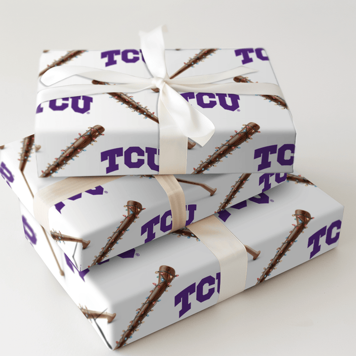 TCU Sluggers - Wrapping Paper - Aspen & Arlo
